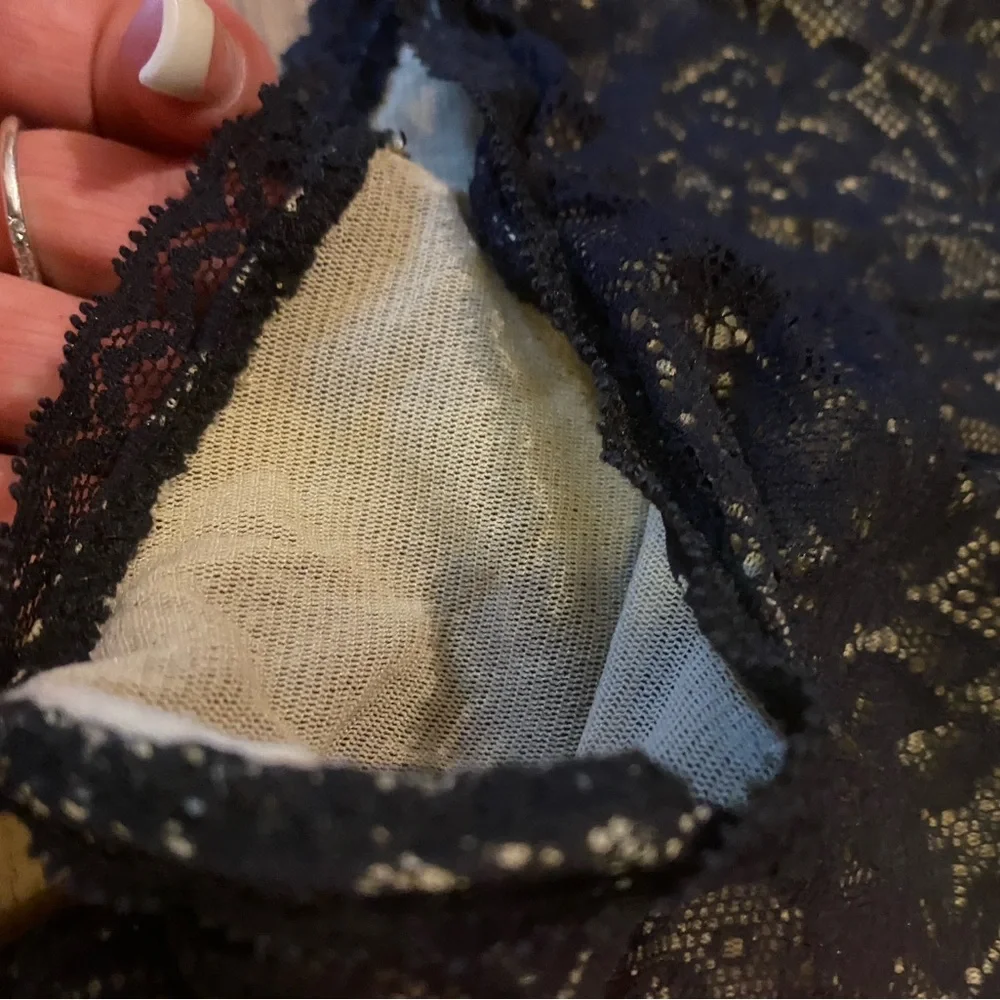 RVCA Black Lace Chemise